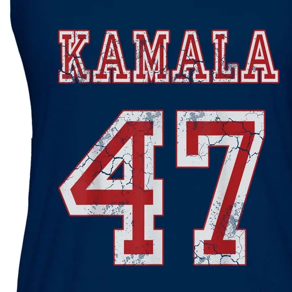 Kamala Harris 47 President Political Election Vote Election Ladies Essential Flowy Tank