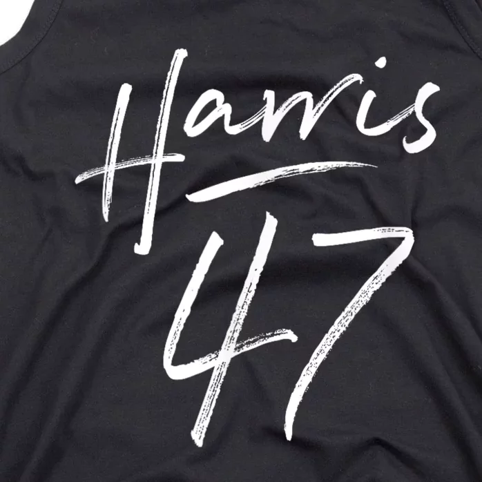 Kamala Harris 47 President Political Election Vote Election Tank Top