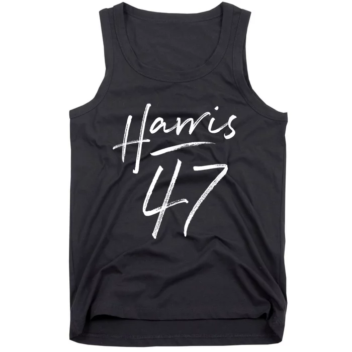 Kamala Harris 47 President Political Election Vote Election Tank Top