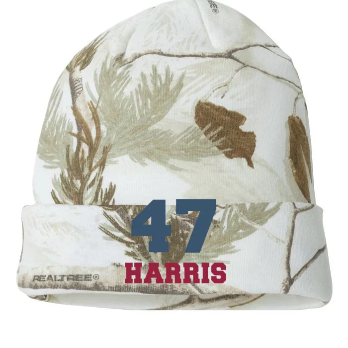 Kamala Harris 47 Kati - 12in Camo Beanie