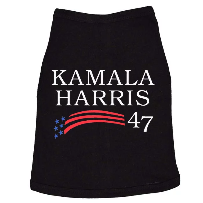 Kamala Harris 47 President Vice President Harris Doggie Tank