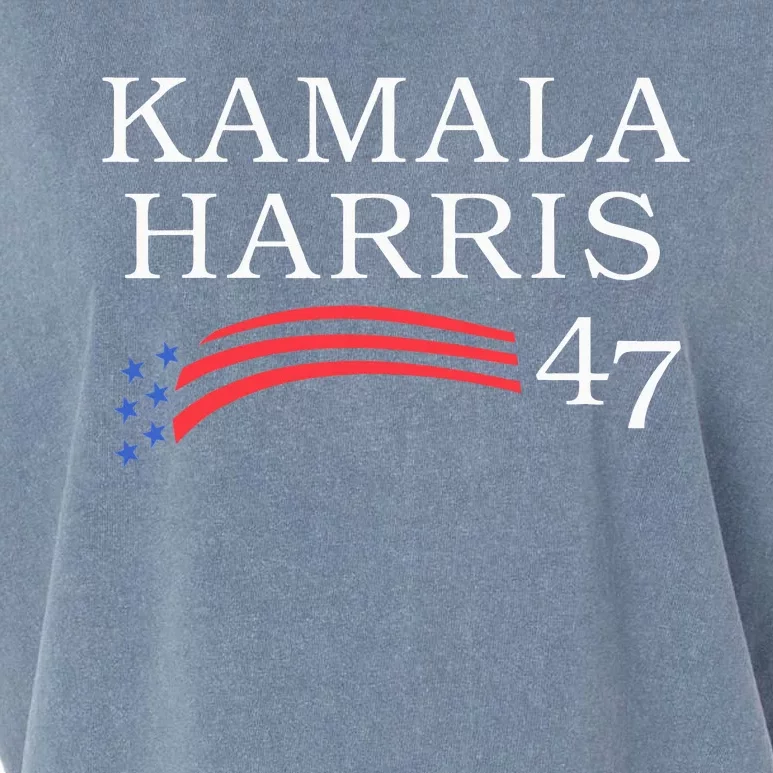 Kamala Harris 47 President Vice President Harris Garment-Dyed Women's Muscle Tee