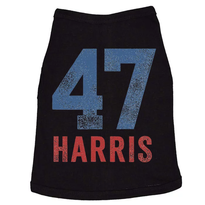 Kamala Harris 47 First Woman President Doggie Tank