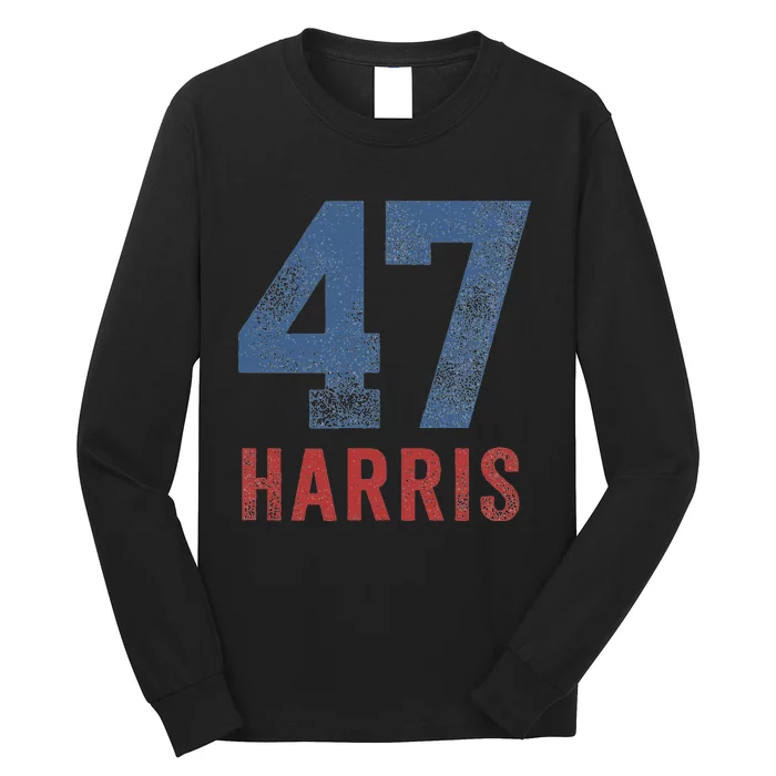 Kamala Harris 47 First Woman President Long Sleeve Shirt