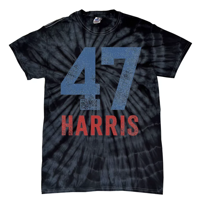 Kamala Harris 47 First Woman President Tie-Dye T-Shirt