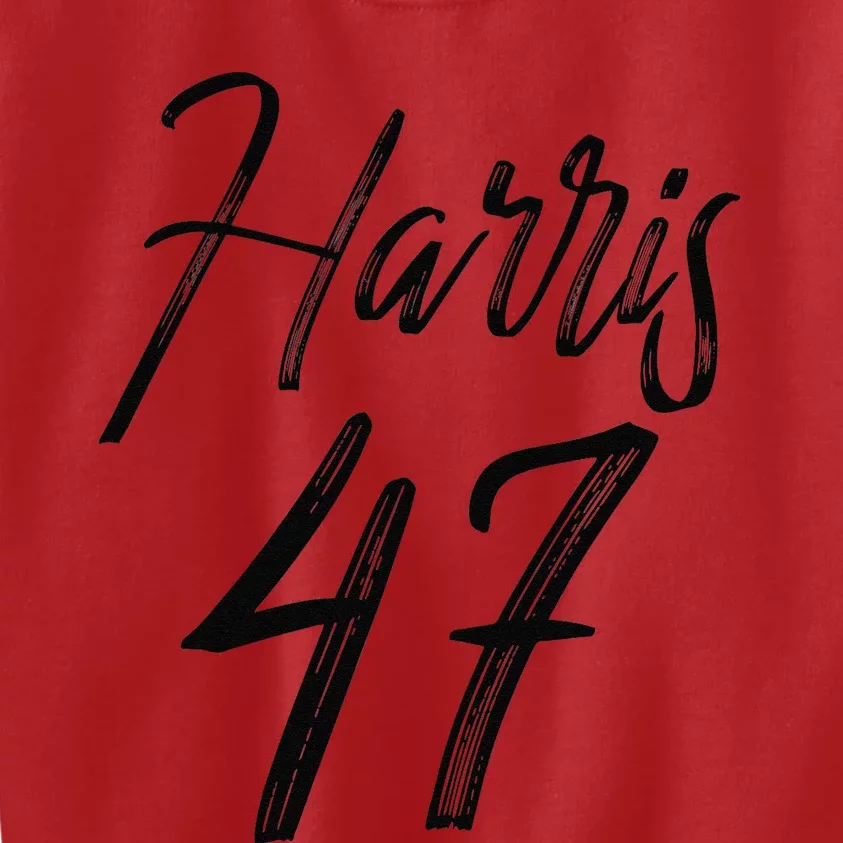 Kamala Harris 47 Kamala Harris For President 2024 Kids Sweatshirt