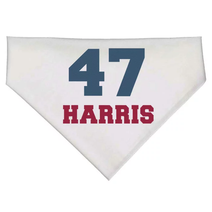 Kamala Harris 47 USA-Made Doggie Bandana