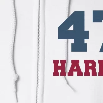 Kamala Harris 47 Full Zip Hoodie