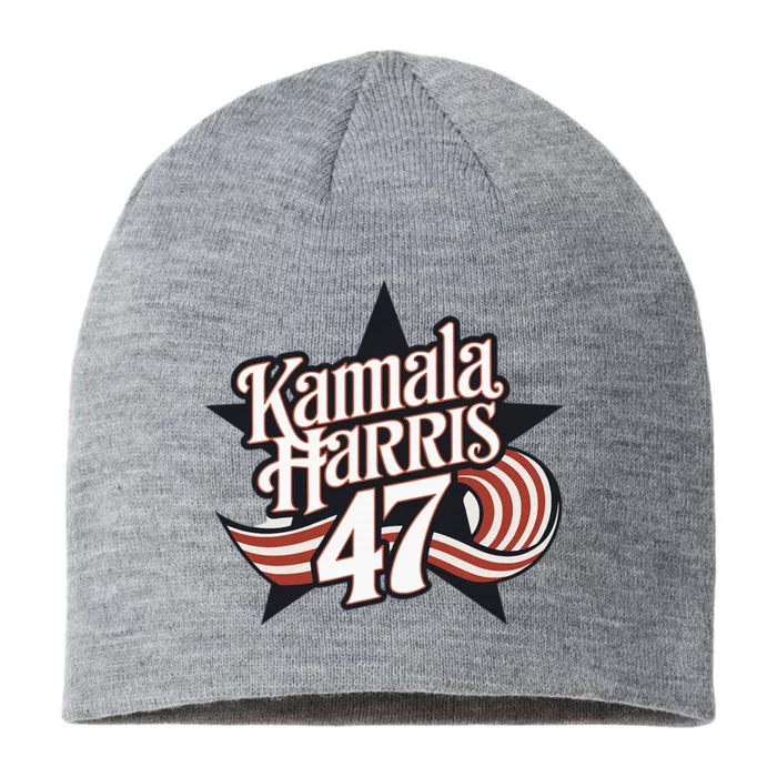 Kamala Harris 47 2024 8 1/2in Sustainable Knit Beanie