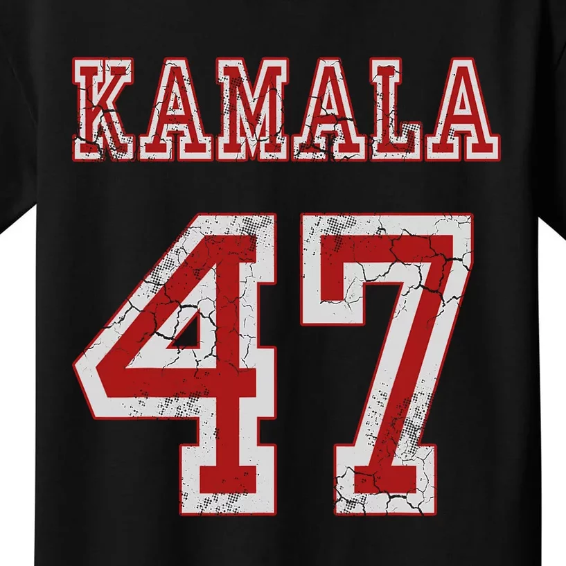 Kamala Harris 47 Th President Usa America 2024 Election Kids T-Shirt