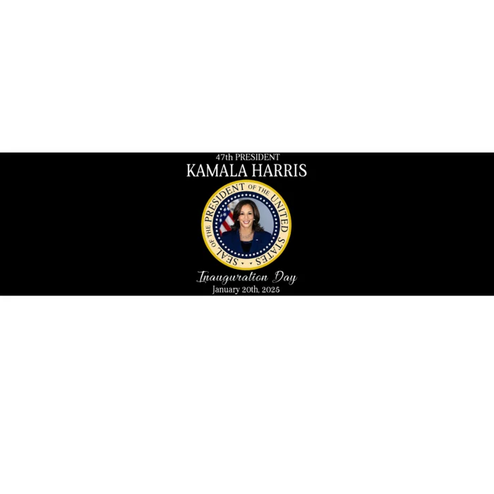 Kamala Harris 47th President Inauguration 2025 Bumper Sticker