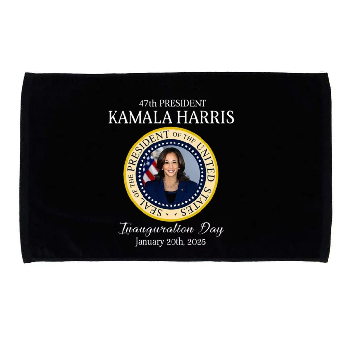 Kamala Harris 47th President Inauguration 2025 Microfiber Hand Towel