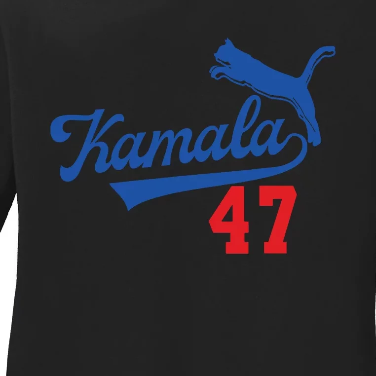 Kamala Harris 47 Th President Usa America 2024 Ladies Long Sleeve Shirt