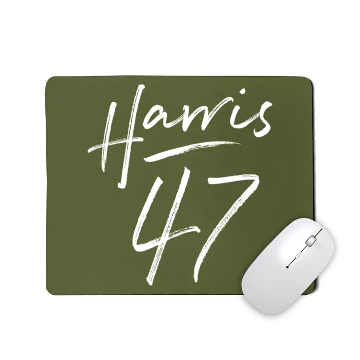 Kamala Harris 47 Feminine Harris 2024 Mousepad