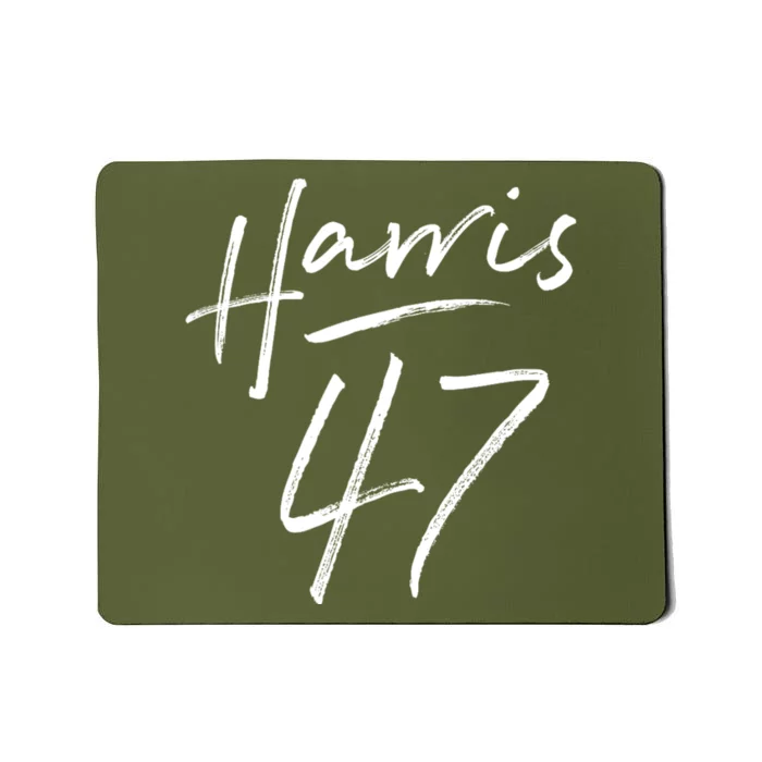 Kamala Harris 47 Feminine Harris 2024 Mousepad