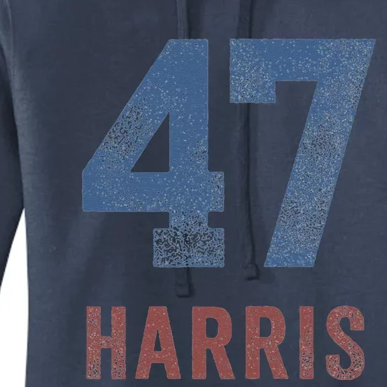 Kamala Harris 47 First Woman President Women's Pullover Hoodie