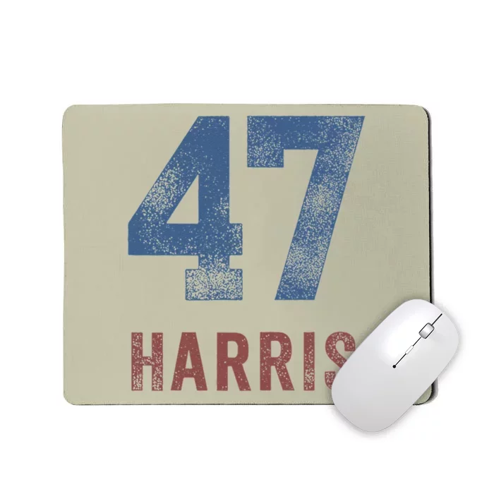 Kamala Harris 47 First Woman President Mousepad