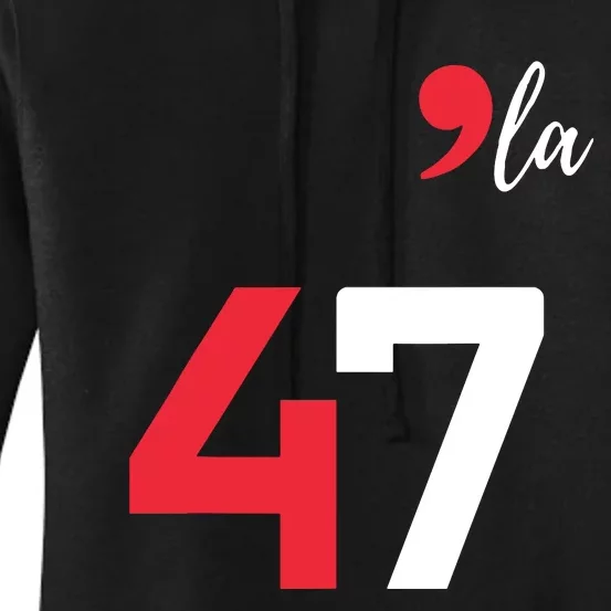 Kamala Harris 47 Th President Usa America 2024 Election Women's Pullover Hoodie