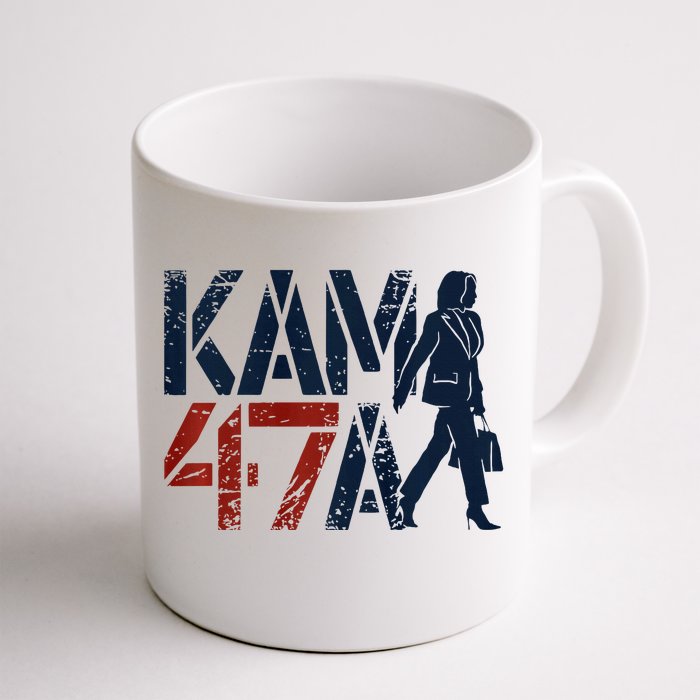 Kamala Harris 47 Madam President 2024 Front & Back Coffee Mug