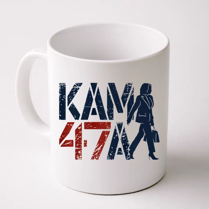 Kamala Harris 47 Madam President 2024 Front & Back Coffee Mug