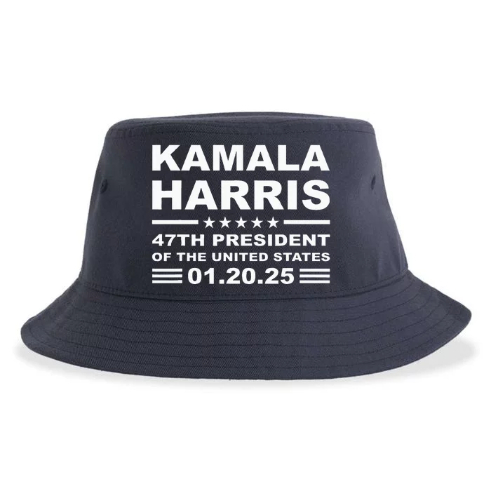 Kamala Harris 47th President 2025 Inauguration Usa Patriotic Sustainable Bucket Hat