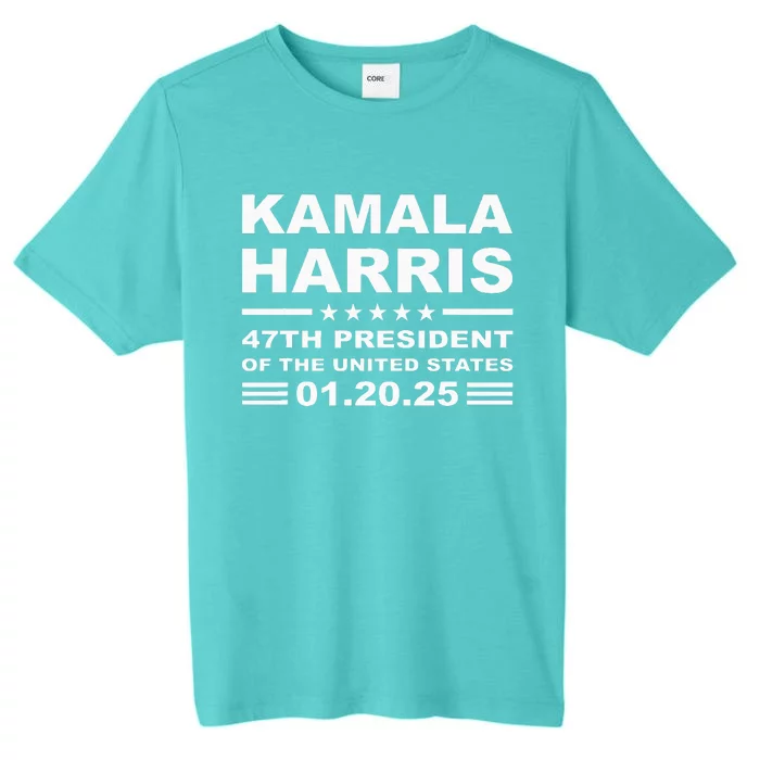 Kamala Harris 47th President 2025 Inauguration Usa Patriotic ChromaSoft Performance T-Shirt