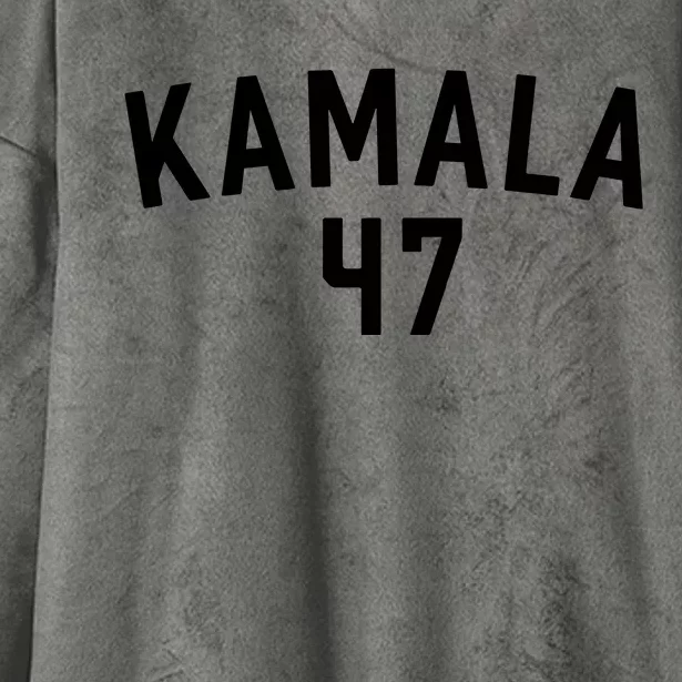 Kamala Harris 47 Hooded Wearable Blanket