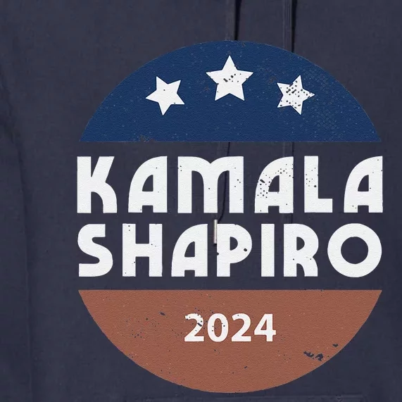 Kamala Harris And Josh Shapiro 2024 For President Campaign Premium Hoodie