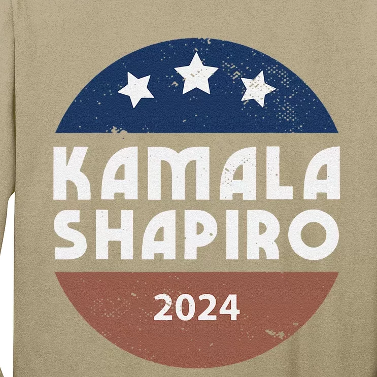 Kamala Harris And Josh Shapiro 2024 For President Campaign Long Sleeve Shirt