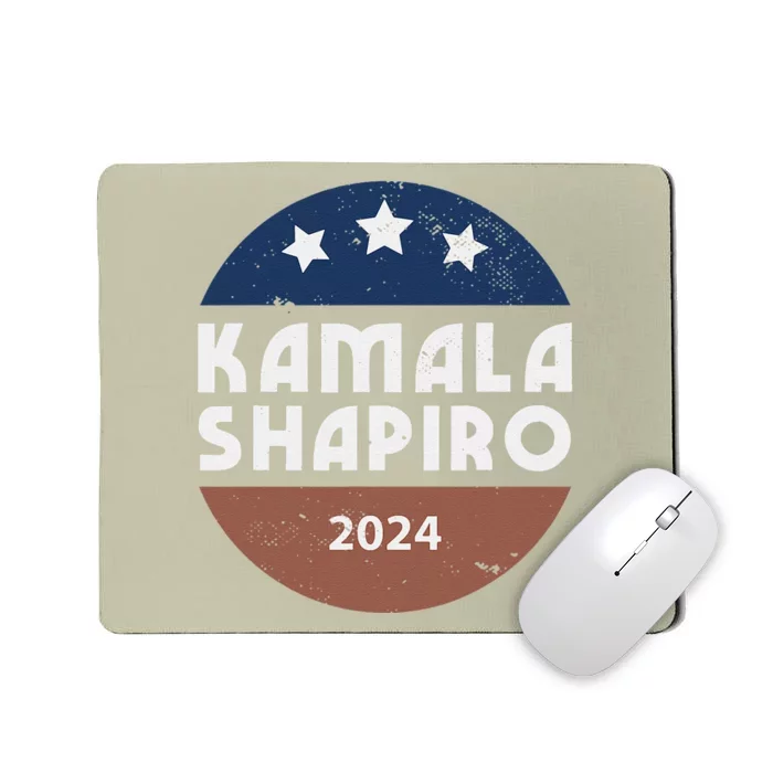 Kamala Harris And Josh Shapiro 2024 For President Campaign Mousepad