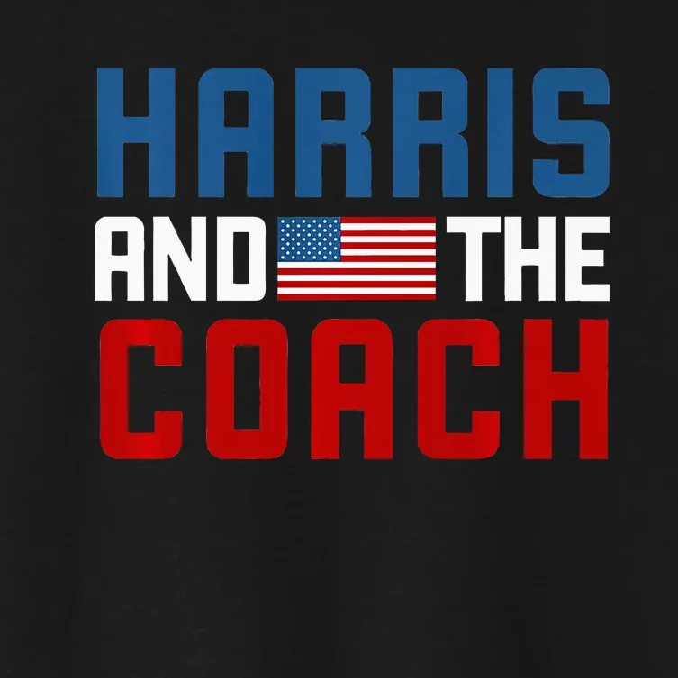 Kamala Harris And The Coach Premium Women's Crop Top Tee