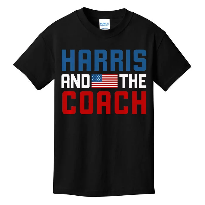 Kamala Harris And The Coach Premium Kids T-Shirt