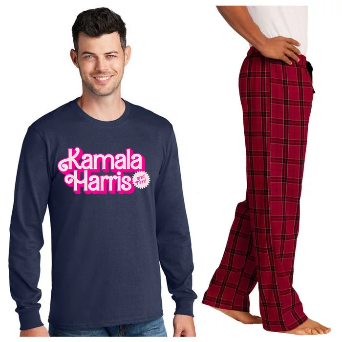 Kamala Harris And Tim Long Sleeve Pajama Set