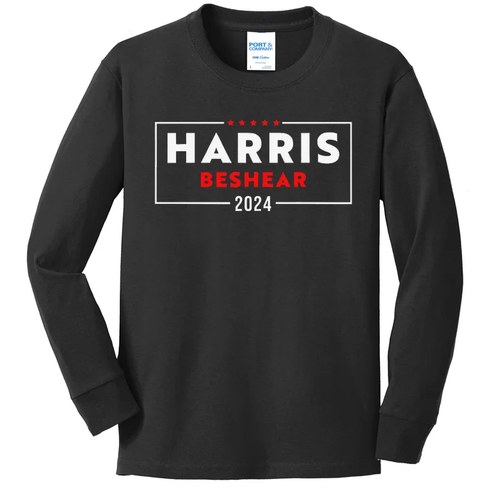 Kamala Harris Andy Beshear 2024 Harris Beshear 2024 Kids Long Sleeve Shirt