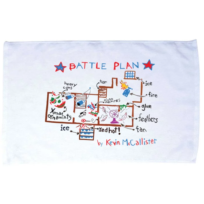 Kevin Home Alone Battle Plan Christmas Kevin Mccallister Home Alone Microfiber Hand Towel