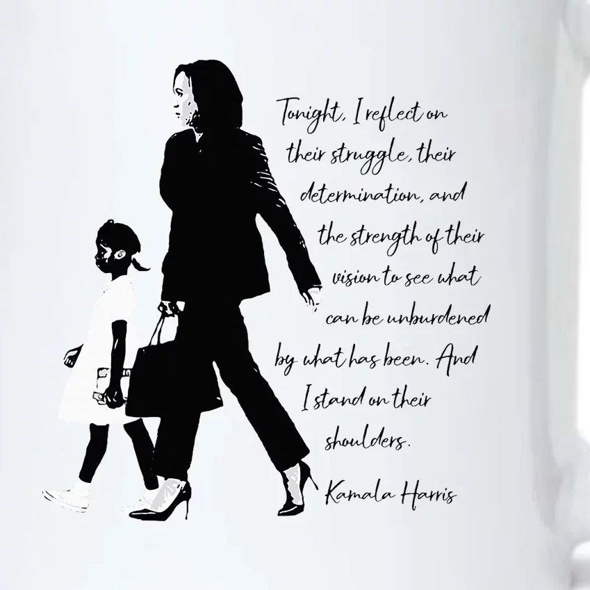 Kamala Harris And Ruby Bridges Black Color Changing Mug