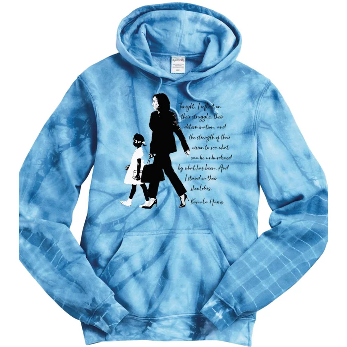 Kamala Harris And Ruby Bridges Tie Dye Hoodie