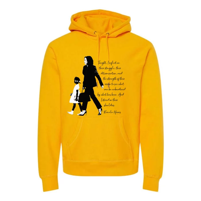 Kamala Harris And Ruby Bridges Premium Hoodie