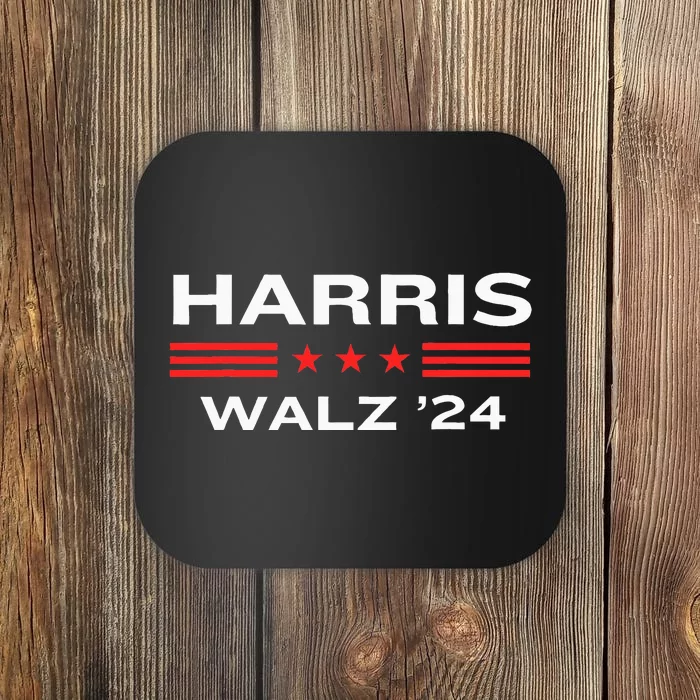 Kamala Harris And Tim Walz For President 2024 Campaign Coaster