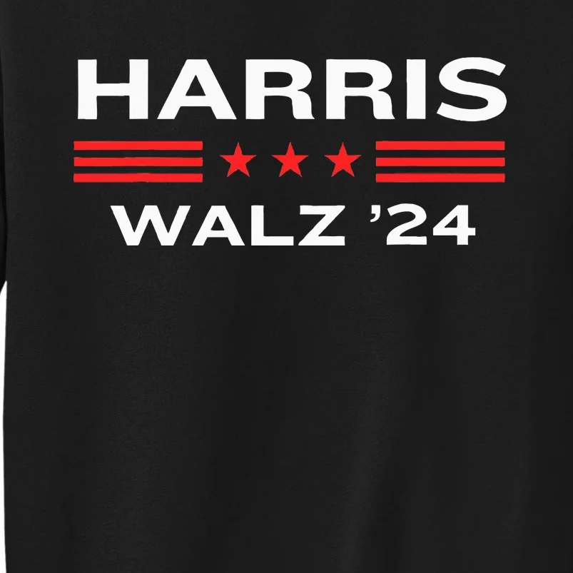 Kamala Harris And Tim Walz For President 2024 Campaign Tall Sweatshirt