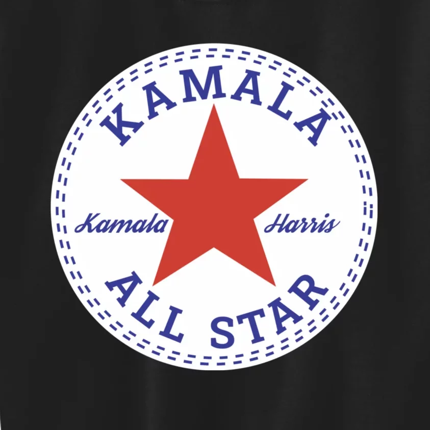 Kamala Harris All Star Logo Kids Sweatshirt