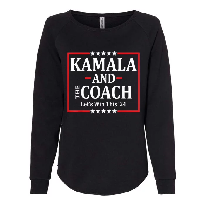 Kamala Harris And The Coach 2024 Walz Waltz Usa Womens California Wash Sweatshirt