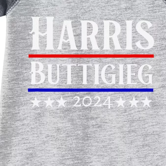 Kamala Harris And Pete Buttigieg President 2024 Election Infant Baby Jersey Bodysuit