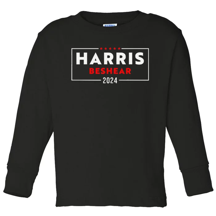 Kamala Harris Andy Beshear 2024 Harris Beshear 2024 Toddler Long Sleeve Shirt