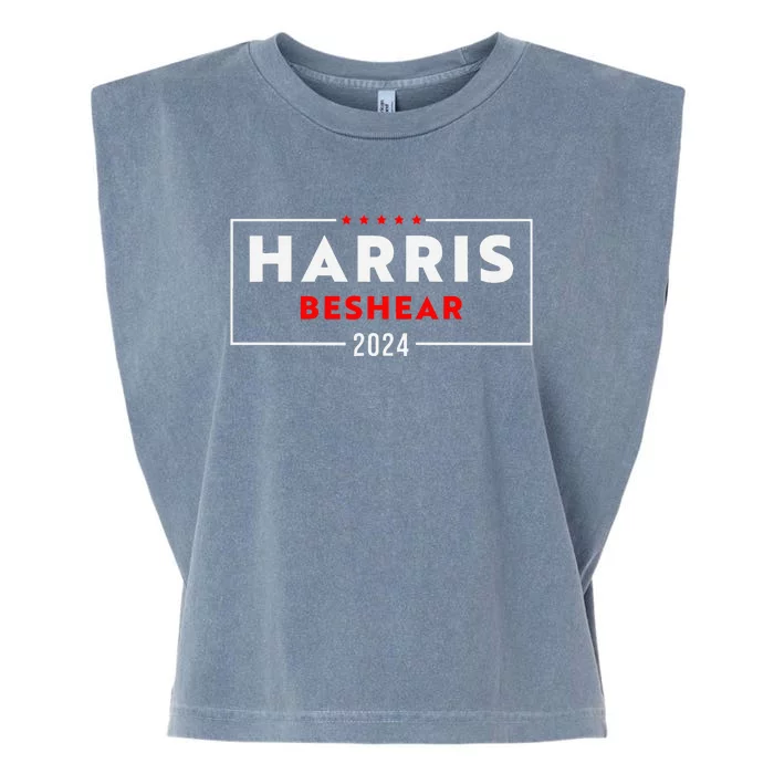 Kamala Harris Andy Beshear 2024 Harris Beshear 2024 Garment-Dyed Women's Muscle Tee