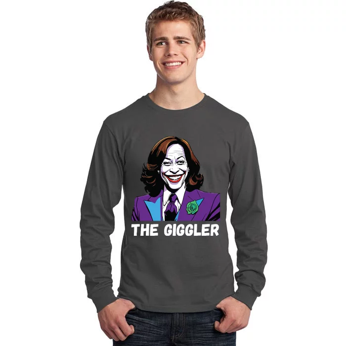 Kamala Harris As The Giggler Tall Long Sleeve T-Shirt