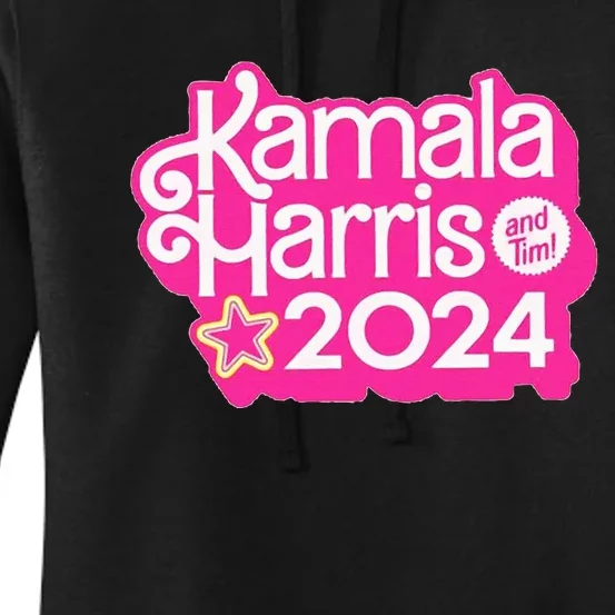 Kamala Harris And Tim 2024 Women's Pullover Hoodie