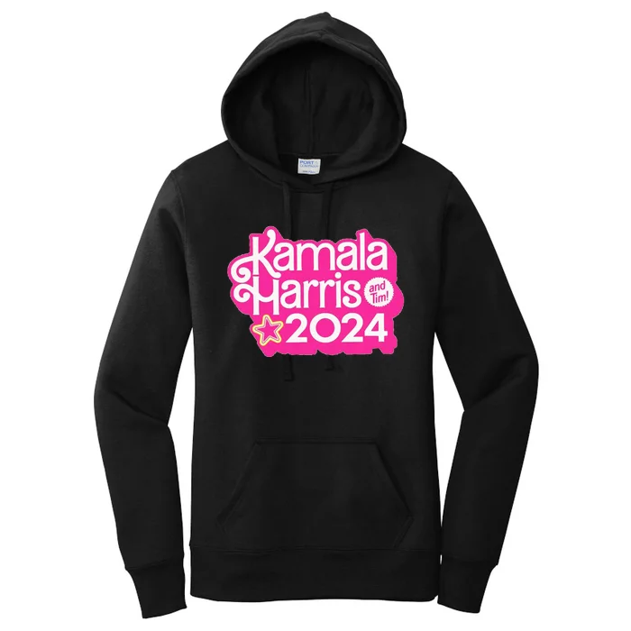 Kamala Harris And Tim 2024 Women's Pullover Hoodie