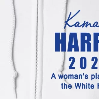 Kamala Harris A Womans Place Is In The White House Full Zip Hoodie