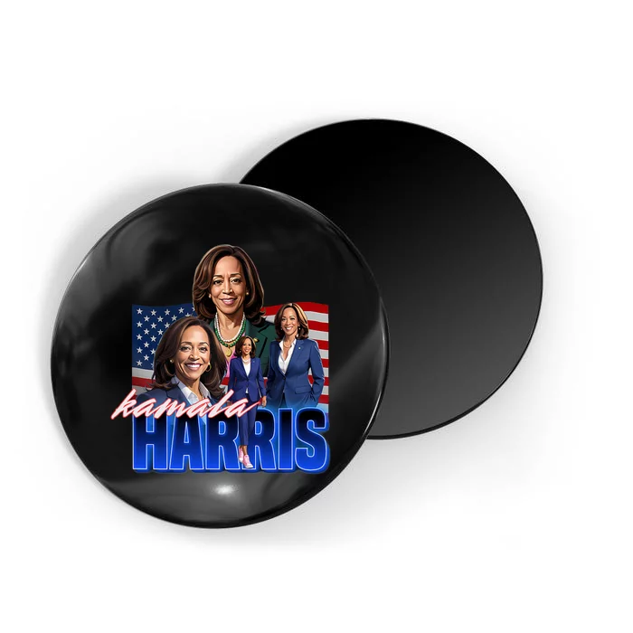 Kamala Harris American Flag Bootleg Reboot Magnet